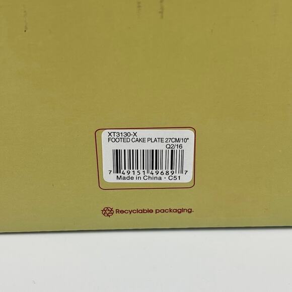 Spode Christmas Tree Footed Cake Plate 10.5" Christmas Serveware - Picture 3 of 14